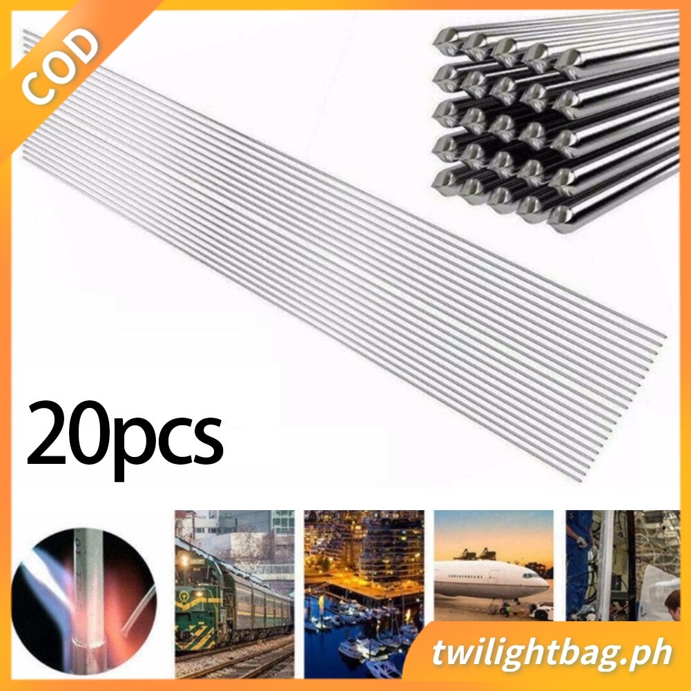 20 chiếc 1.6mm ER316L Thanh hàn TIG bằng thép không gỉ Dài 330mm
