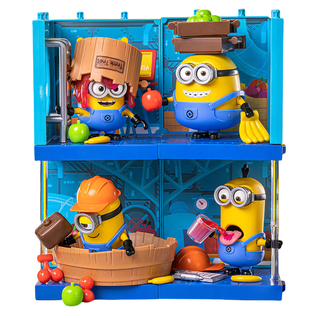 HIPLAY BLAKEES Jam Factory Series Phiên bản kỳ diệu Minions Đối tác Bộ 4 gói Bộ dụng cụ mô hình lắp 