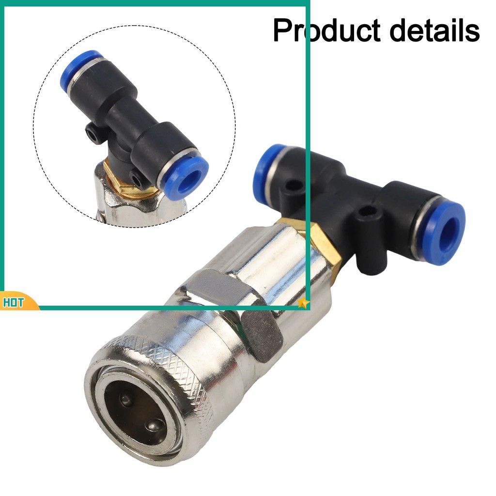 [kc1] Đầu nối xe tăng đa năng thẳng ba chiều xuyên thấu