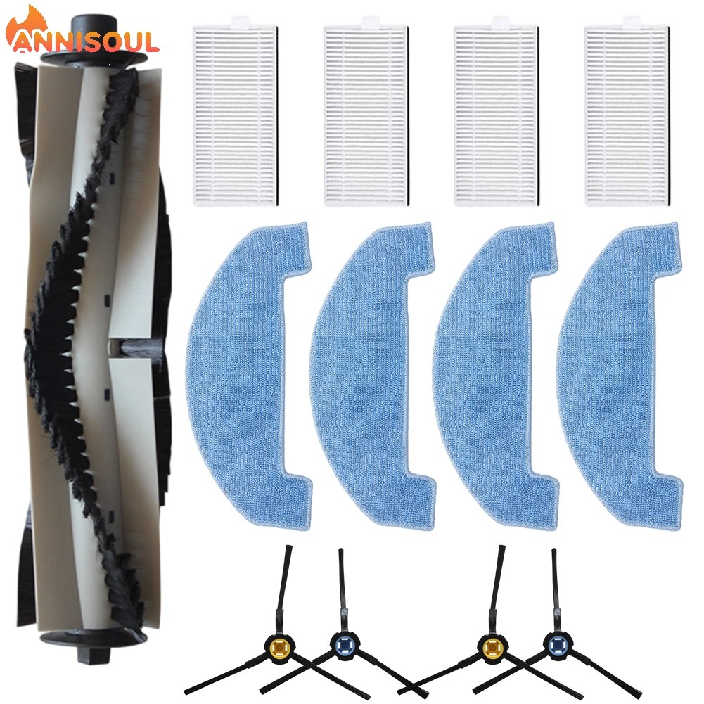 [NISO] Bộ phụ kiện cho Robot hút bụi cho ILIFE A20, T20S, V3x, Dành cho Polaris PVCR 3600