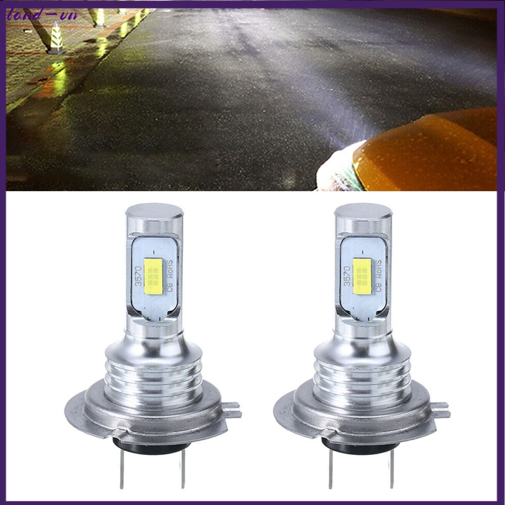 2x H7 Đèn Pha LED Thay Thế Xenon Hi / Low Bulb Beam 6000K Canbus Lỗi