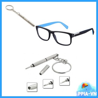 [HOT] Dành Cho Mini 3in1 Tua Vít Kính Điện Thoại Đồng Hồ Vít Dụng Cụ Sửa Chữa Móc Khóa