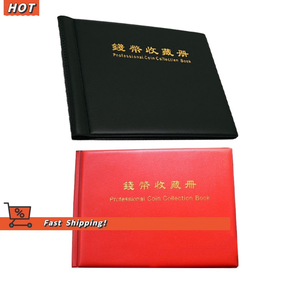 [PZYK] 240 Pocket Collection Storage Penny  Album Book Collecting Coin Holders