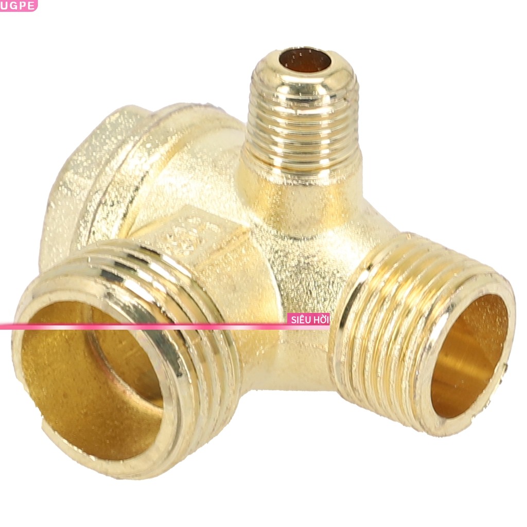 [UGPE] 3-way Unidirectional Check Valve Connect Pipe Fittings For Air Compressor