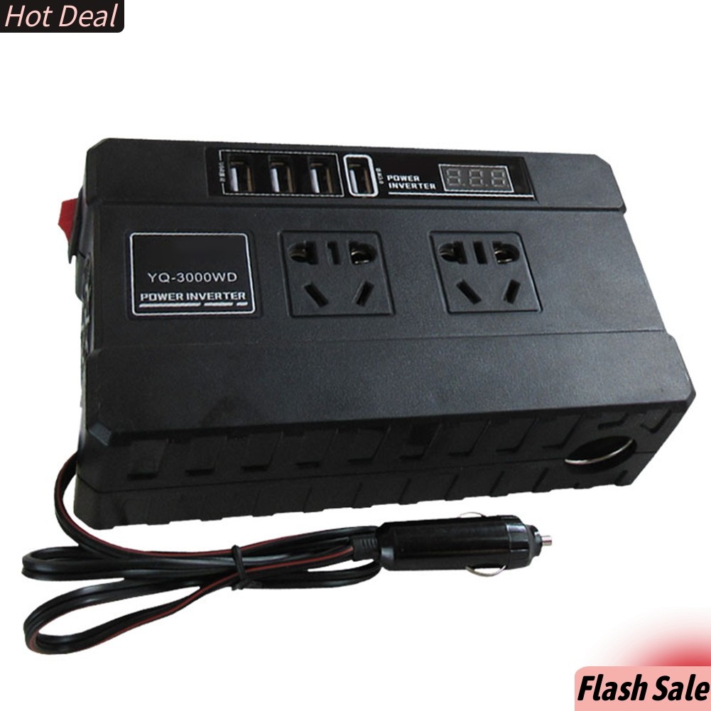 [FBWY] Car Inverter Power Adapter DC 12V/24V to AC 220V Converter Power Converter