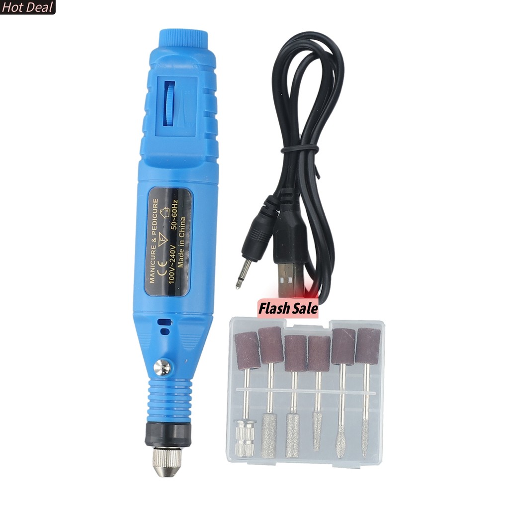 [FBWY] for Mini Electric Grinder Drill Manicure Grinding Rotary Tool Kit Set Polishing Tool