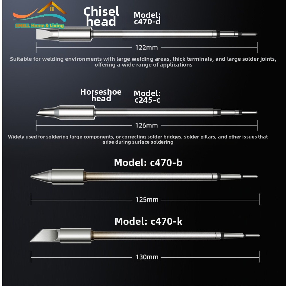 [Smellshi] Đầu hàn dòng C470 tương thích với đầu hàn JBC C470.