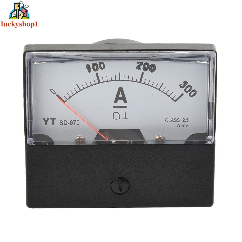 [Lck] Đồng hồ đo Amp Analog DH-670 Ampe kế DC 0-200A / 300A / 75mV và Ampe bảng điều khiển Shunt