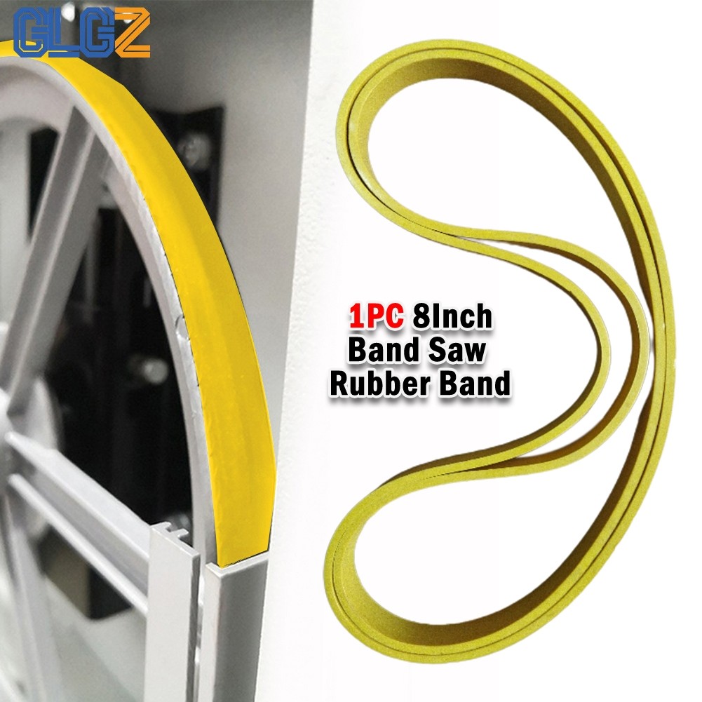 [GLGZ] WoodWorking Band Saw Rubber Band Saw Scroll Wheel Rubber Ring 8Inch ​