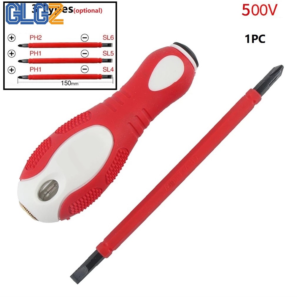[GLGZ] Bút thử điện tuốc nơ vít kép PH1 / SL4 PH1 / SL5 PH2 / SL6 Đầu kép