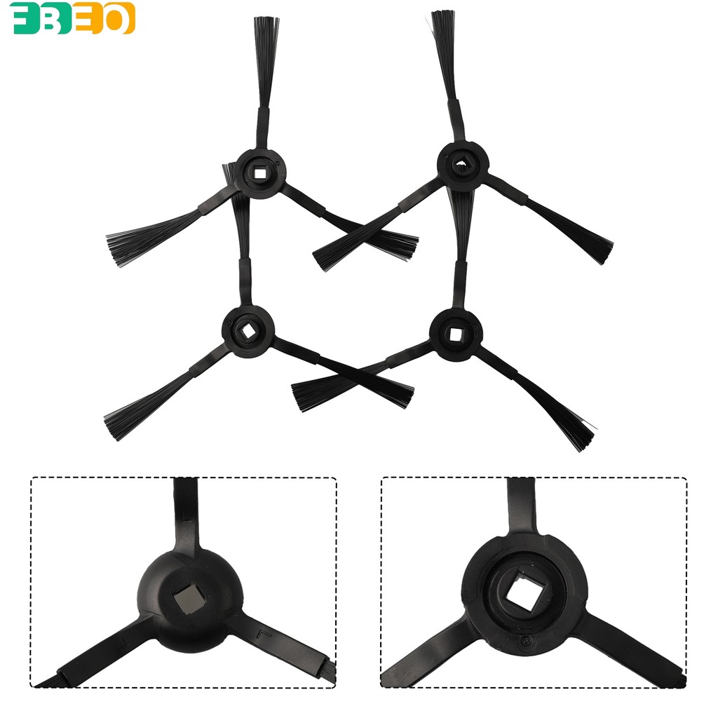 [FEBO] 4 Bàn chải bên cho Eufy cho RoboVac L35 Hybrid / L35 Hybrid + / LR30 Hybird +