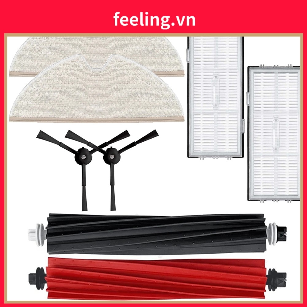 [Giá thanh lý] Bộ phụ tùng thay thế cho máy hút bụi Robot Q8 MAX, MAX Plus