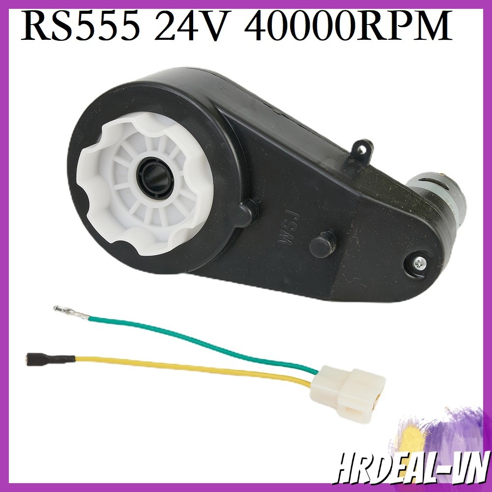 [HRDEAL] Hộp số điện RS555 24V 40000RPM Thay thế cho đồ chơi ô tô di động