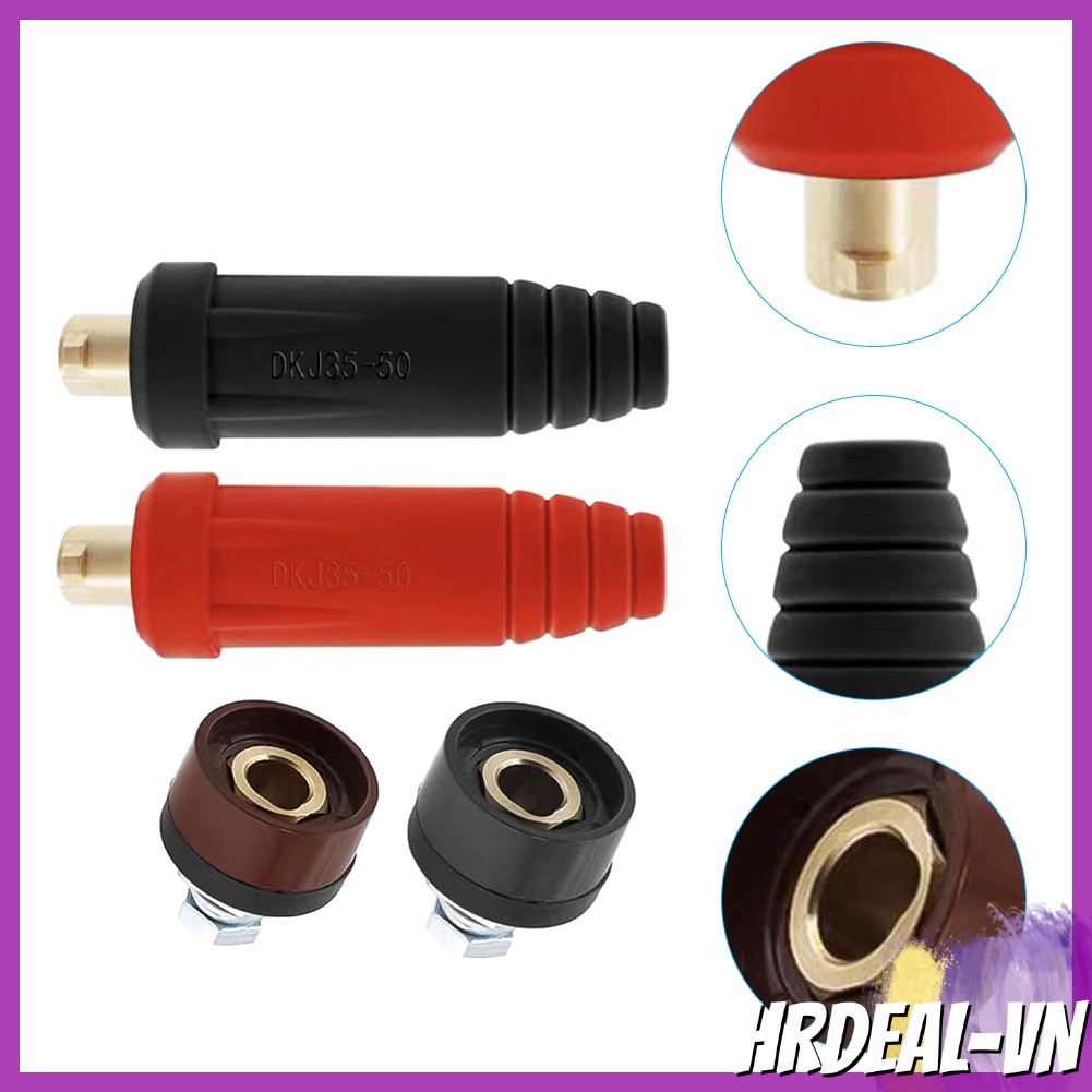 [HRDEAL] Máy hàn Đầu nối nhanh Ổ cắm dây tay cầm nhanh cho DKJ35-50