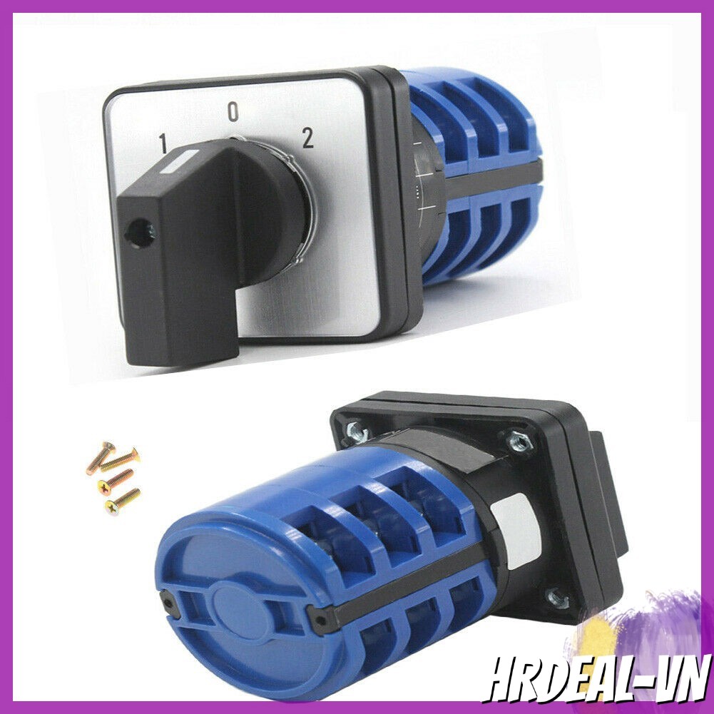 [HRDEAL] LW26-20A / 32A 3 vị trí Bộ chọn chuyển đổi bật tắt Điều khiển Công tắc Cam quay