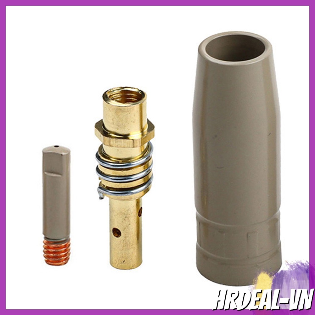 [HRDEAL] Bộ dụng cụ hàn 3 CÁI MIG Ống phun dẫn điện 15AK Euro