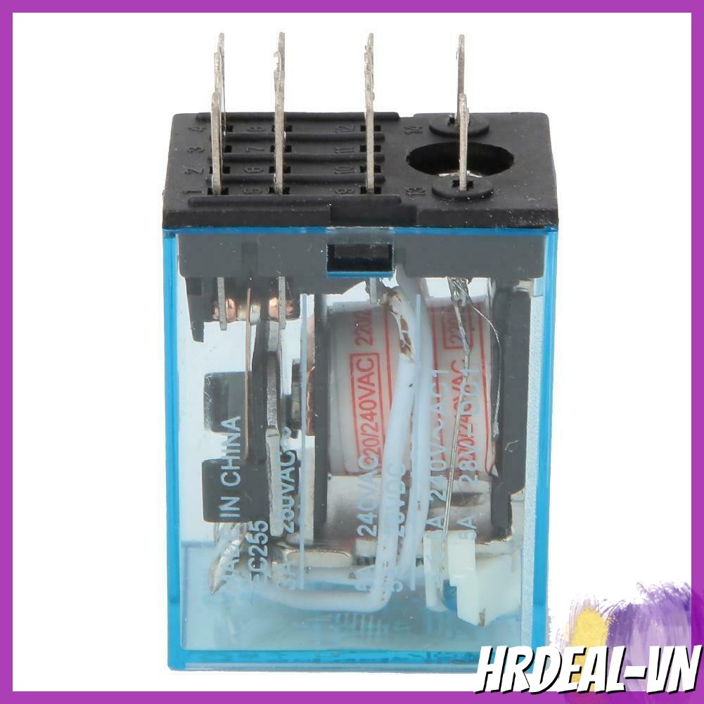 [HRDEAL] Rơle MY4N-J MY4N MY4 220V 14 pin 220VAC CUỘN 1 cái 4NO + 4NC 5A
