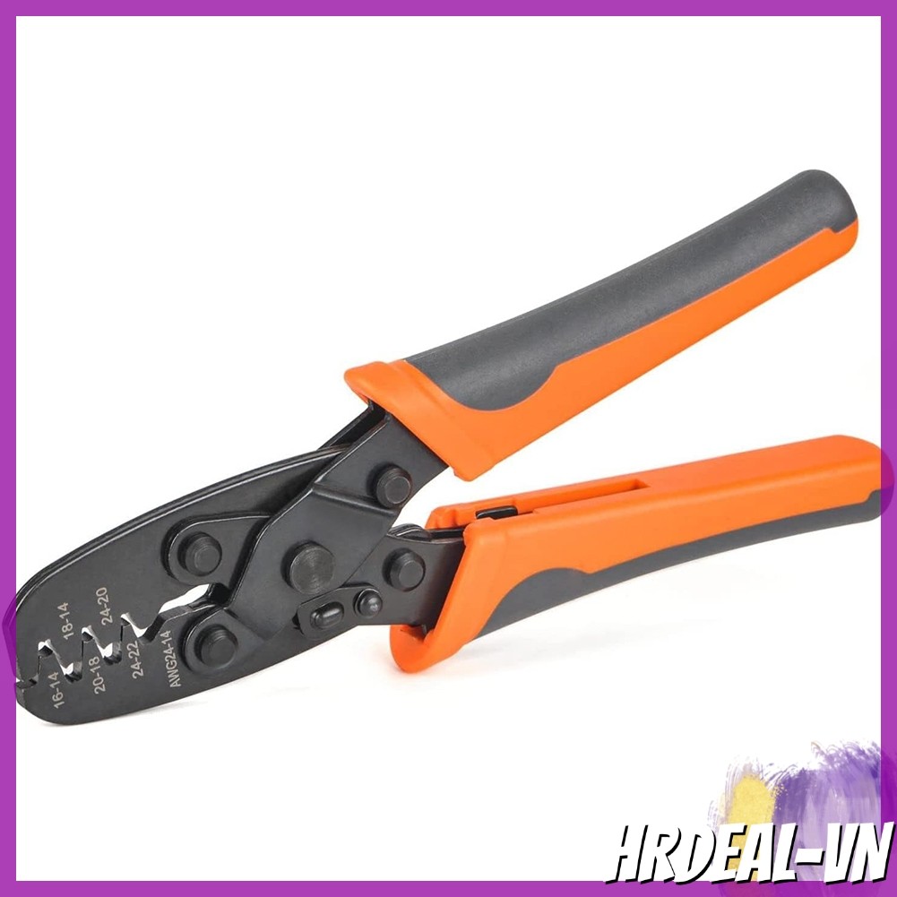 [HRDEAL] Dụng cụ uốn tóc đầu cuối mở 1424A Dụng cụ uốn dây AWG14 đến AWG24