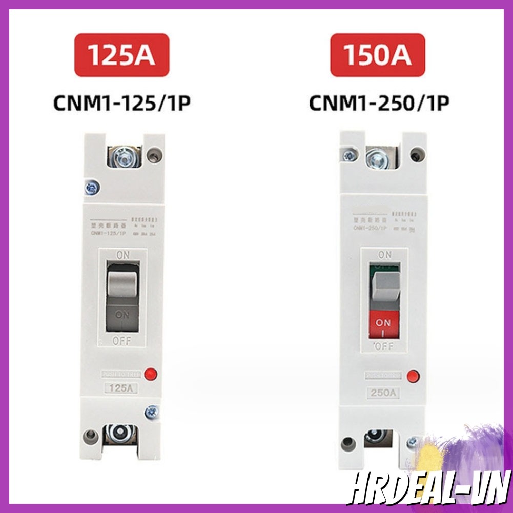 [HRDEAL] Bộ ngắt mạch DC DC12V-500V 80A -250A Công tắc không khí bảo vệ pin mặt trời