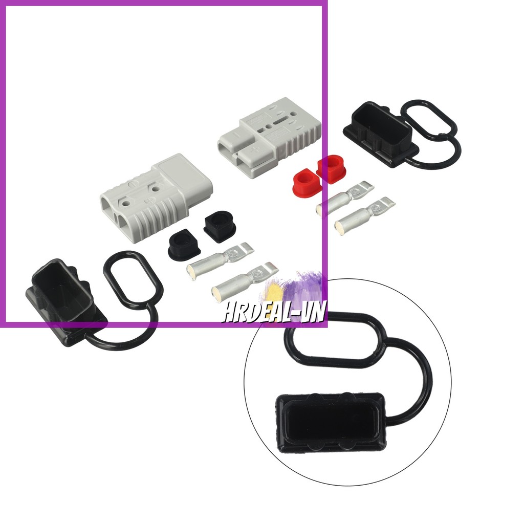 [HRDEAL] 2PC Cho Đầu Nối Pin Đầu Cuối Cáp + Vỏ 175AMP 600V