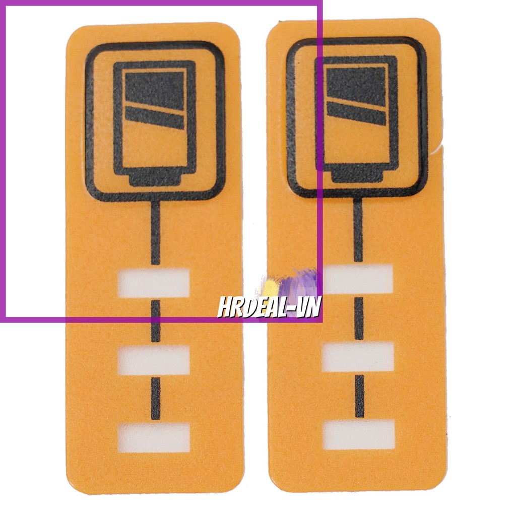 [HRDEAL] 2 Nhãn dán chìa khóa dung lượng pin DCB200 cho 18V DCB140 cho DCB182