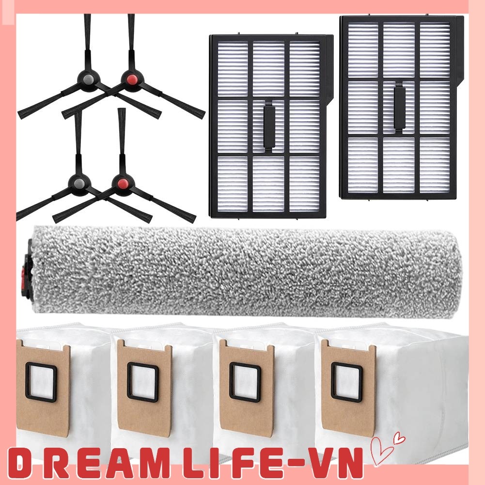 < DREAMLIFE > Phụ kiện Túi đựng bụi cây lau nhà hình con lăn tương thích cho Eufy cho Omni E25 E28