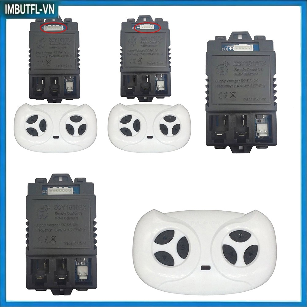 Hộp Điều Khiển JR1810RX 6-12V Cho Xe Điện ZCY1810RX Thu 5 pin 7pin