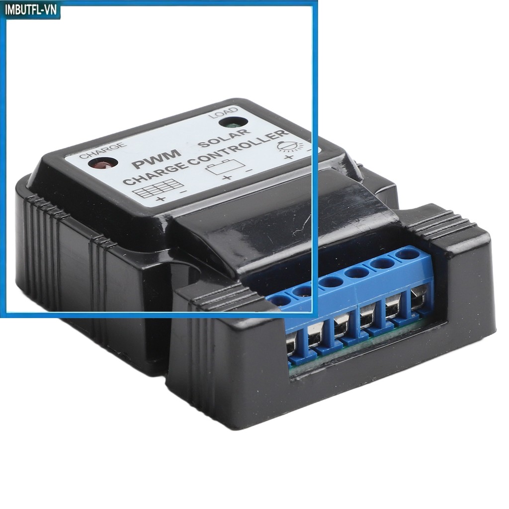 Bộ điều khiển sạc bảng điều khiển năng lượng mặt trời 3 tầng 6V 12V 10A cho bộ sạc pin PWM
