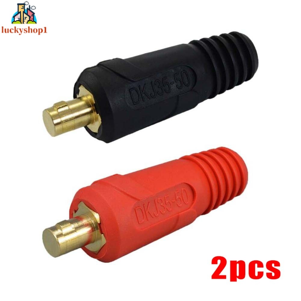 [Lck] Đầu nối bảng cáp hàn TIG DKJ35-50 315Amp Lắp nhanh 2 chiếc