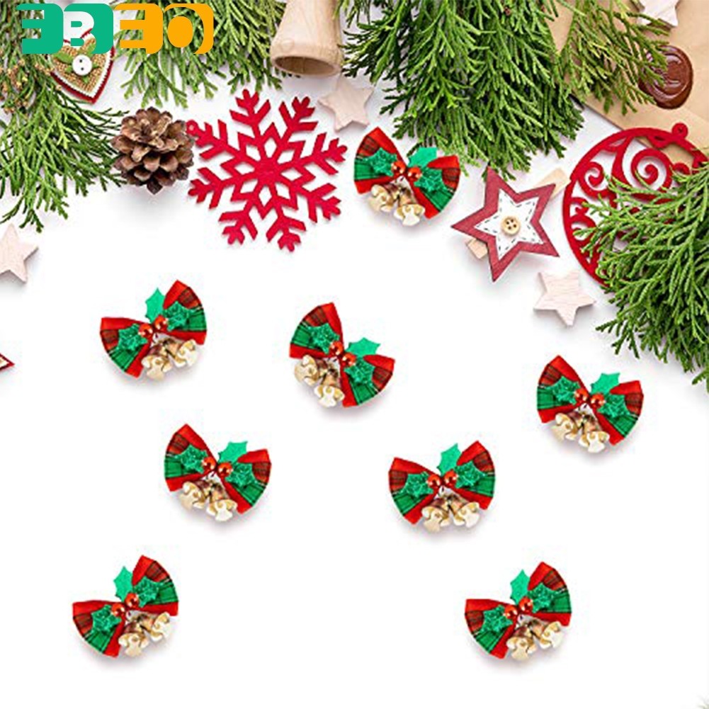 [FEBO] 1or10 chiếc nơ cây thông Noel trang trí với thiết kế tinh tế và cấu trúc chắc chắn