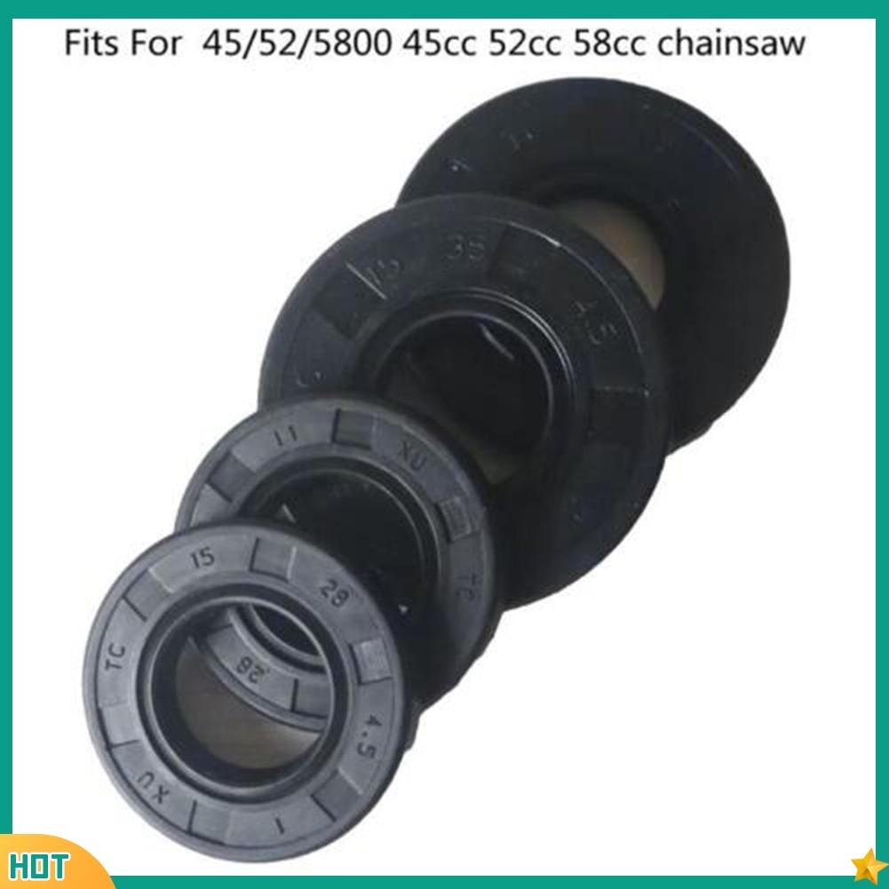 [rx6] 2 bộ 45 / 52 / 5800 45cc 52cc 58cc Bộ phớt dầu cưa xích 58cc