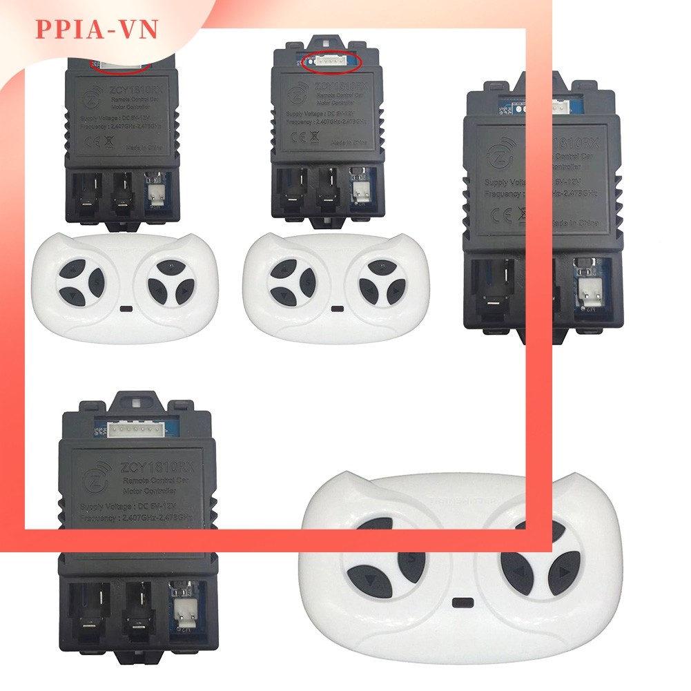 Hộp Điều Khiển JR1810RX 6-12V Cho Trẻ Em Xe Điện ZCY1810RX Thu 5 pin 7pin