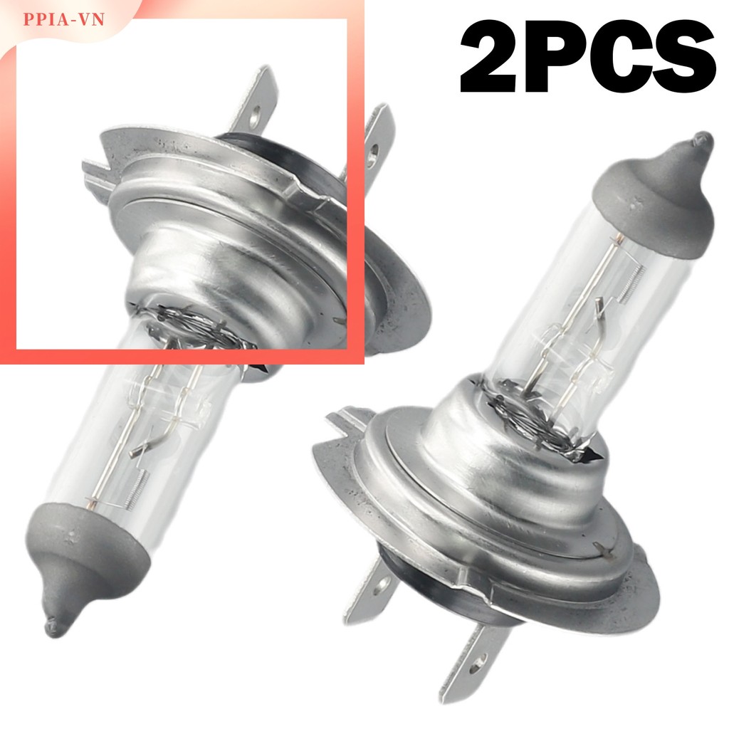 [PPIA] Bộ 2 Bóng Đèn Pha Xenon 12V Xe H7 55W 6000K Bóng Đèn Trắng Halogen