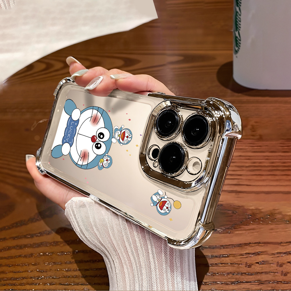 Dành Cho OPPO F19 F19s F21 F25 Pro F23 Find X3 X5 Lite X7 Ultra X8 Pro Thiết Kế Đôrêmon Dễ Thương Tú