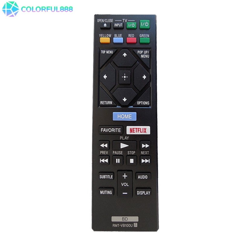 [MÀU SẮC] Điều khiển từ xa RMT-VB100U mới cho đầu DVD Blu-ray BDP-S1500 S3500 BX150