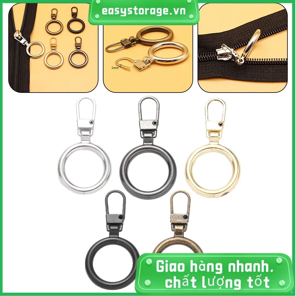 [ESYS] Zip Slider Thay thế 10 miếng Không có dụng cụ Zip Fixers Zip Zip Repair