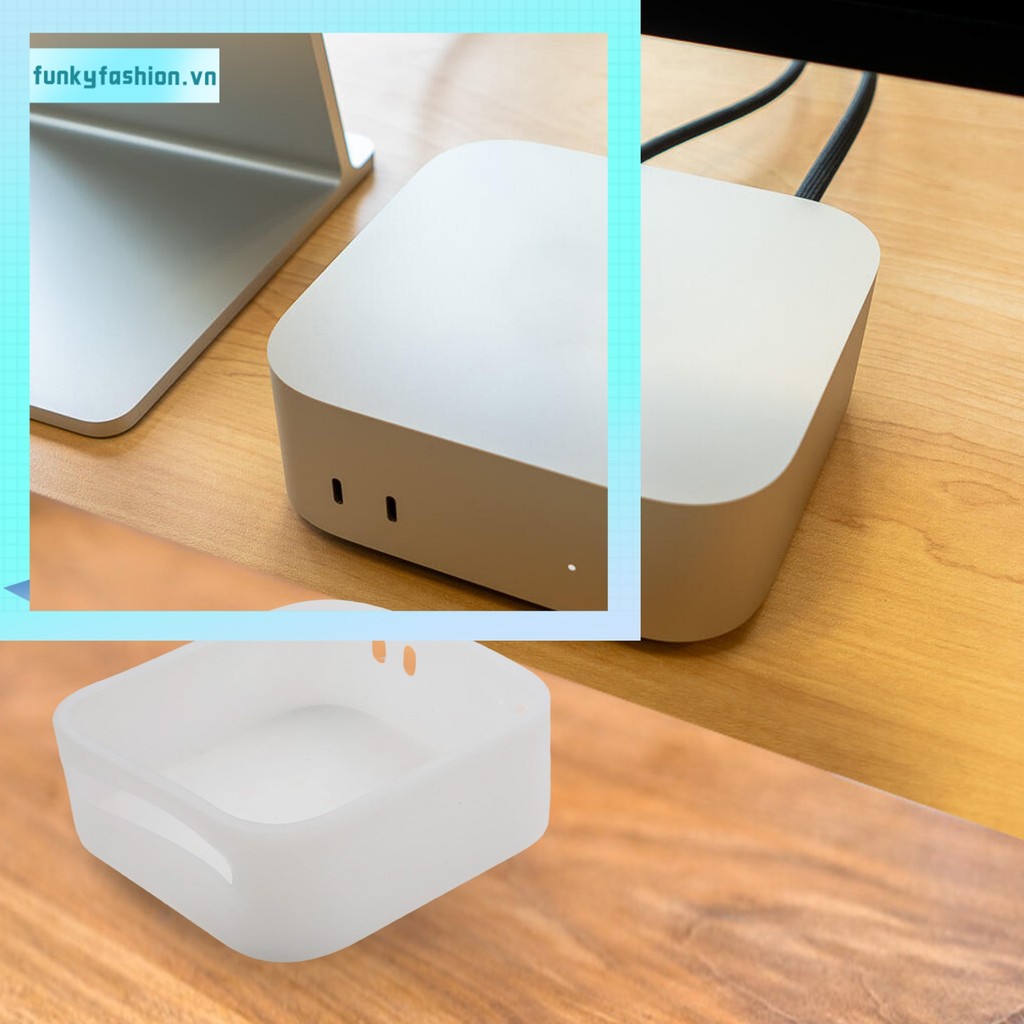 [UNKY] Ốp Silicon Cho Mac Cho Mini M4Pro / M4 2024 - Đầy Đủ Bảo Vệ & Thiết Kế Phong Cách