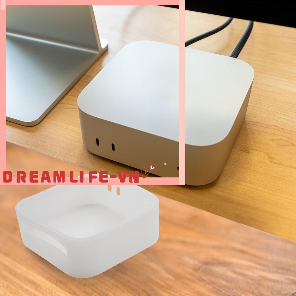 [DREAMLIFE] Ốp Silicon Cho Mac Cho Mini M4Pro / M4 2024 - Đầy Đủ Bảo Vệ & Thiết Kế Phong Cách