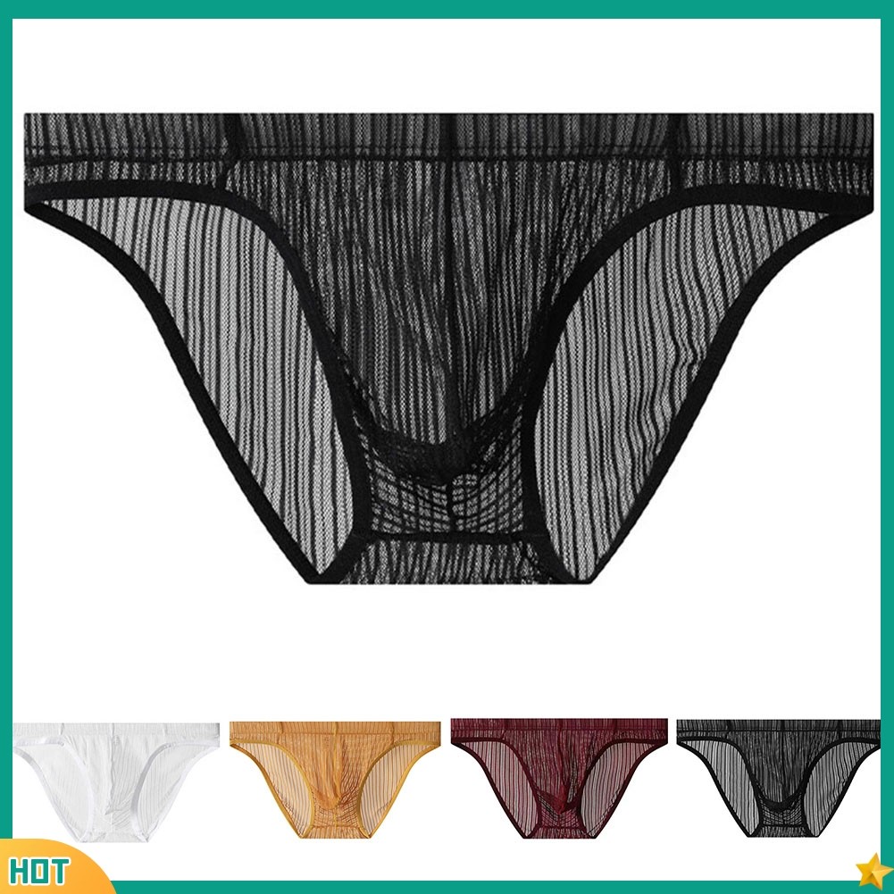 [fstyle] Quần lót nam lưới xuyên thấu Quần lót giới tính Đồng tính Quần lót ngoại lai thoáng khí
