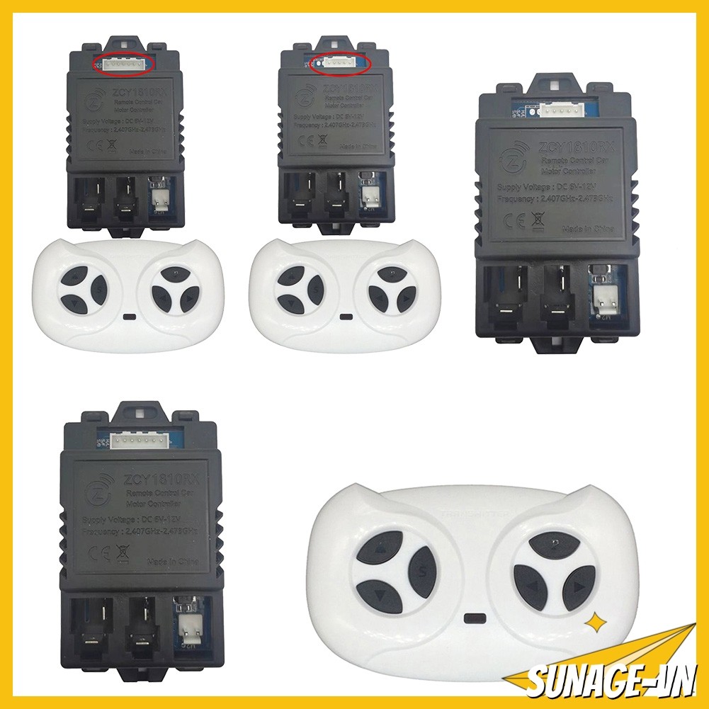 [SUNAGE] Hộp Điều Khiển JR1810RX 6-12V Cho Xe Điện ZCY1810RX Thu 5 pin 7pin