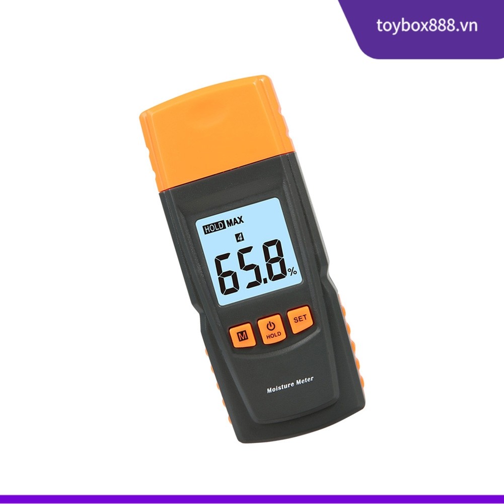 Máy kiểm tra độ ẩm gỗ GM605 Phân tích chính xác cho giấy gỗ có màn hình LCD