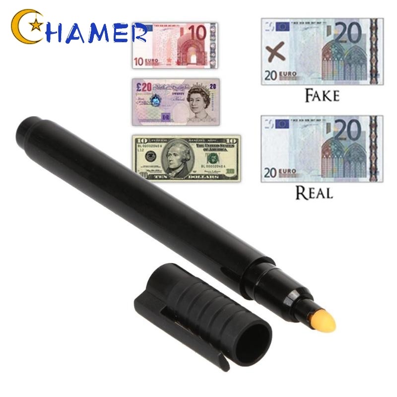 [CHAMER] Máy dò tiền giả Kiểm tra tiền giả Đồng đô la giả Bút đánh dấu tiền tệ❀