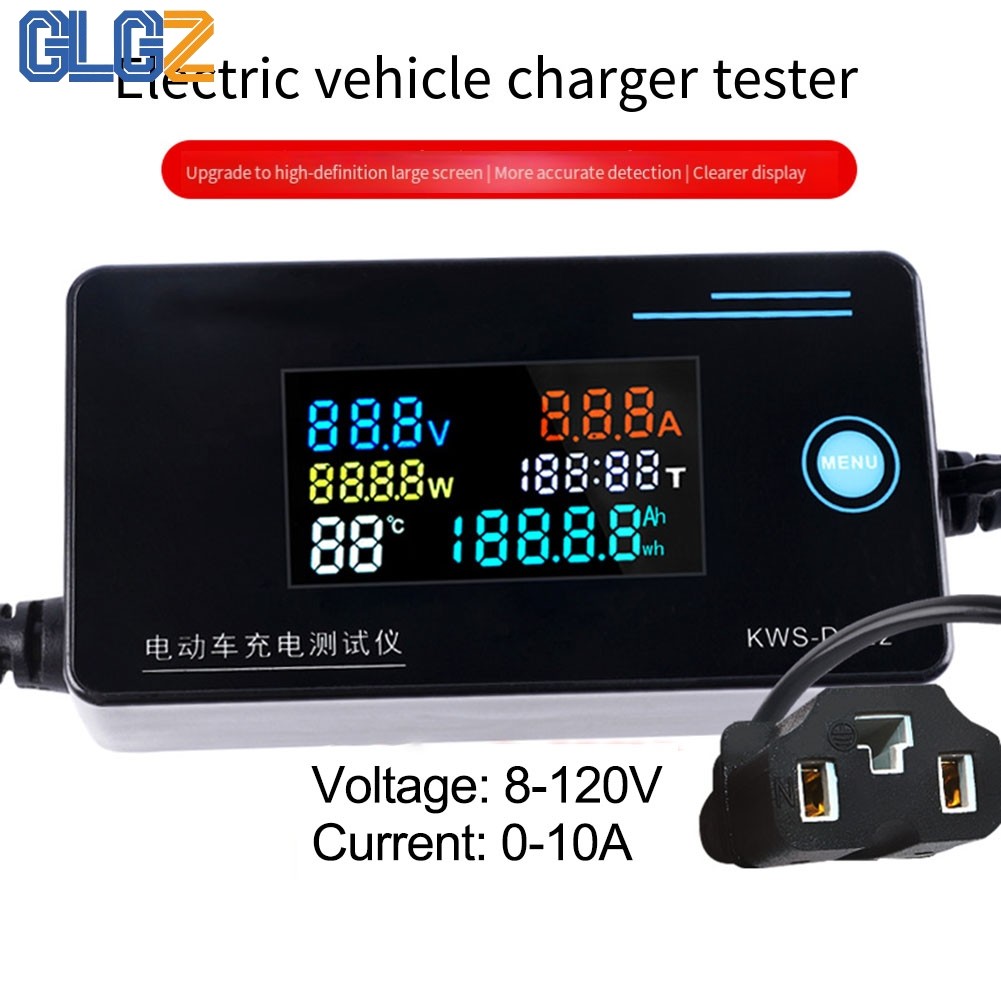 [GLGZ] Máy dò sạc xe điện KWS-DC22 8-120 0-10A Máy kiểm tra dòng điện áp