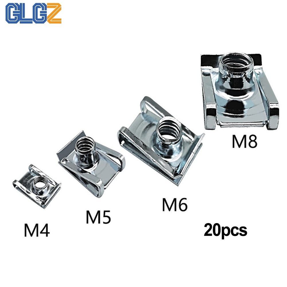 [GLGZ] Chimney Nuts Spire Kẹp Lug Chốt tốc độ U Nuts Fixing Panel M4 M5 M6 M8