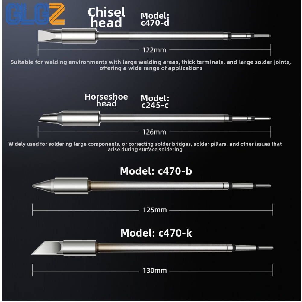 [GLGZ] Đầu hàn dòng C470 tương thích với đầu hàn JBC C470.