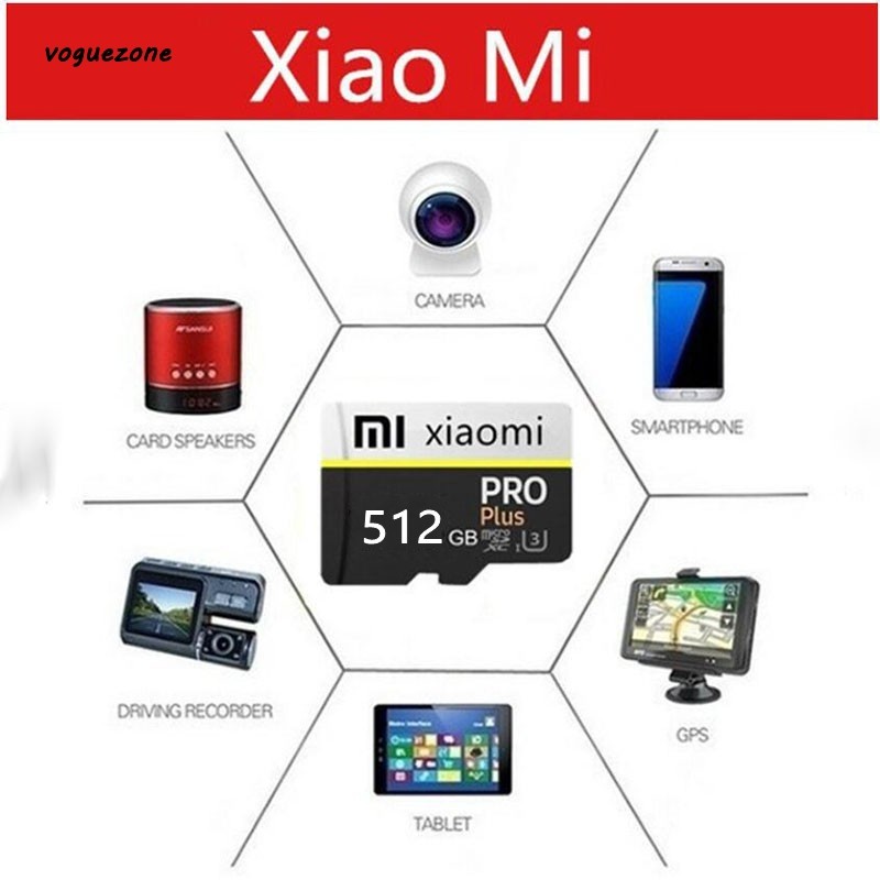 [VOGZONE] Thẻ nhớ Mi microsd 1TB 512GB 256GB Thẻ nhớ điện thoại di động