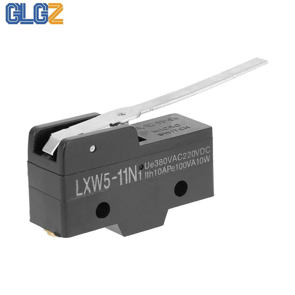 [GLGZ] LXW5-11N1 3A Micro Limit Switch Tay đòn bẩy dài SPDT Snap-Action CNC