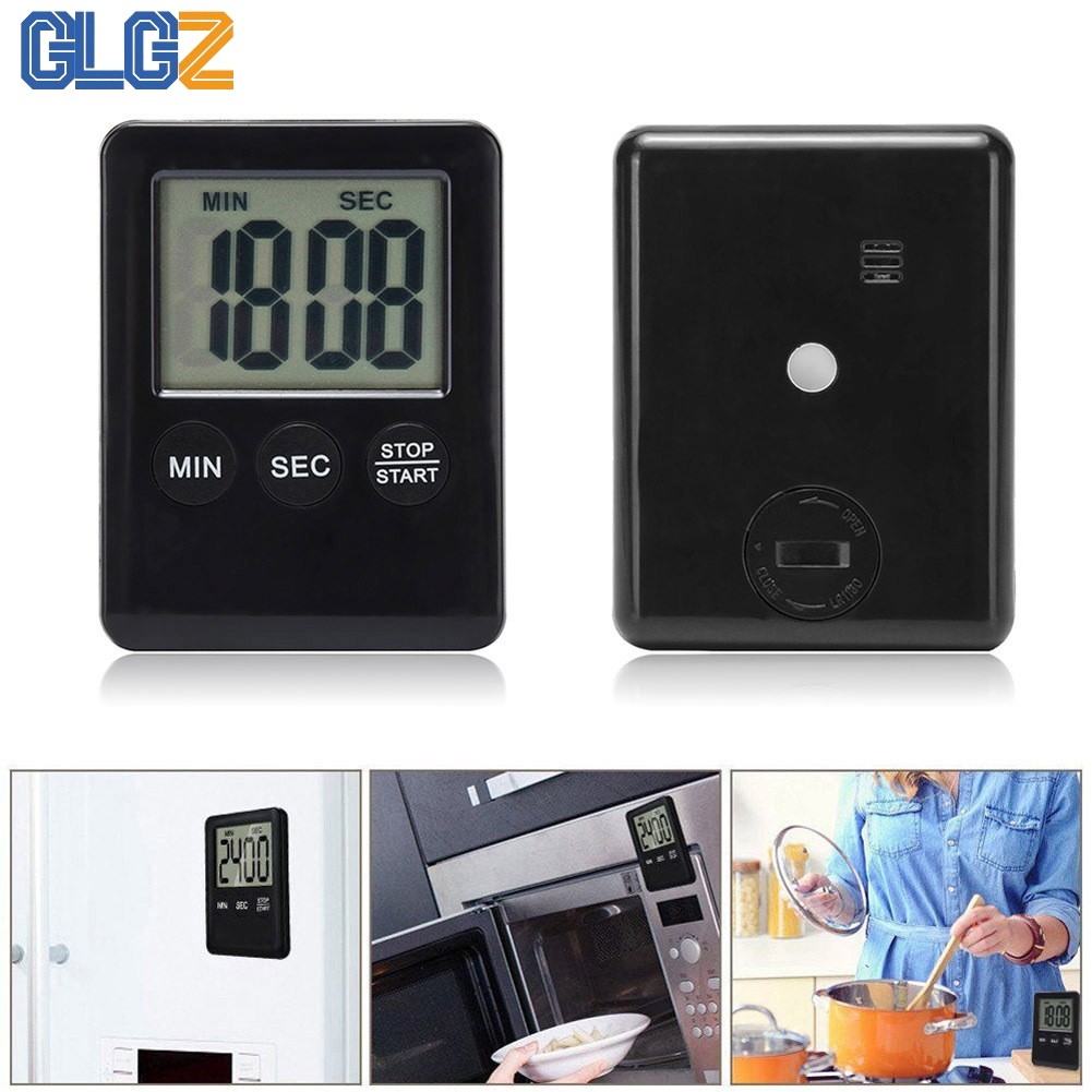 [GLGZ] Máy hẹn giờ trứng LCD kỹ thuật số Hẹn giờ nhà bếp Đồng hồ bấm giờ Đồng hồ bấm giờ Đồng hồ bấm