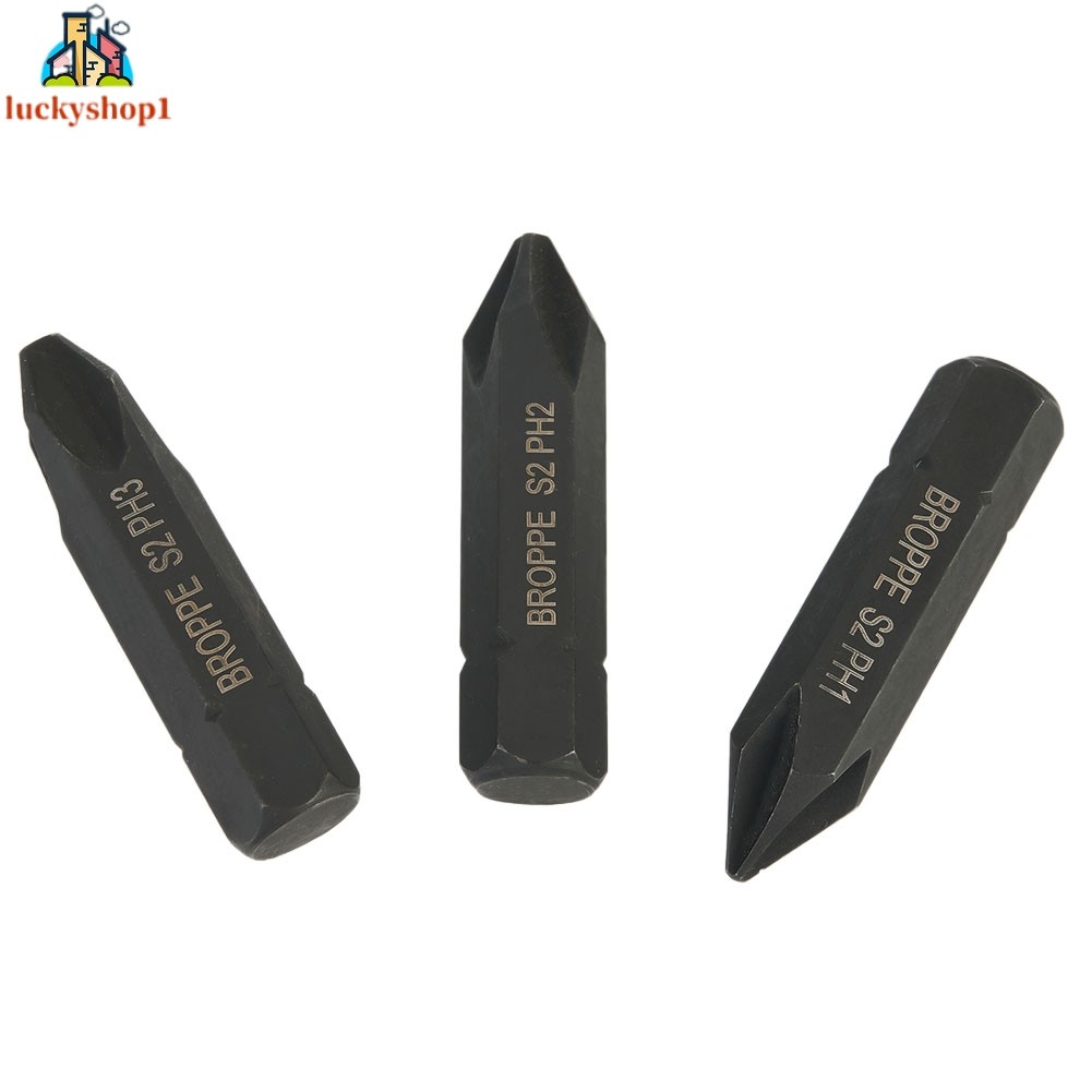 [Lck] 3 Bộ tuốc nơ vít điện tác động chéo 36mm PH1 PH2 PH3