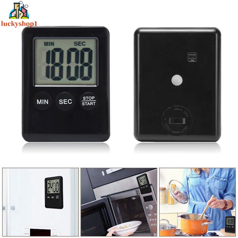 [Lck] Máy hẹn giờ trứng LCD kỹ thuật số Hẹn giờ nhà bếp Đồng hồ bấm giờ Đồng hồ bấm giờ Đồng hồ bấm 